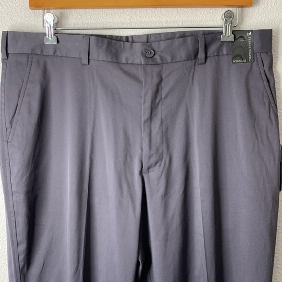 Pebble Beach Performance Pants Men’s Sz 38x32 Polyester Spandex Blend *NEW* - Picture 2 of 8